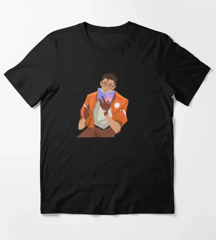Disco Elysium Kim reading T-Shirt