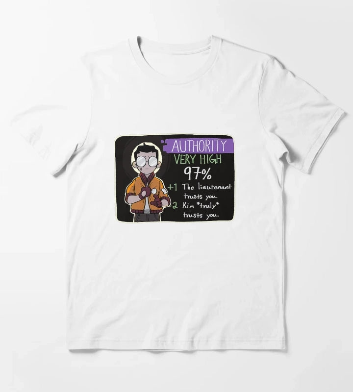 Disco Elysium Kim truly trusts you Disco Elysium Disco Elysium T-Shirt White