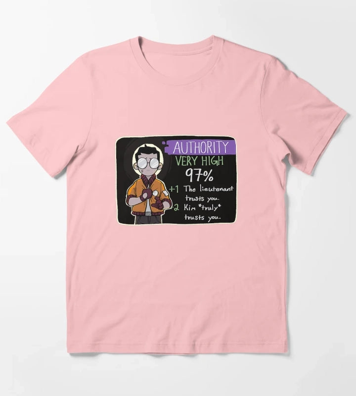 Disco Elysium Kim truly trusts you Disco Elysium Disco Elysium T-Shirt Dark Grey