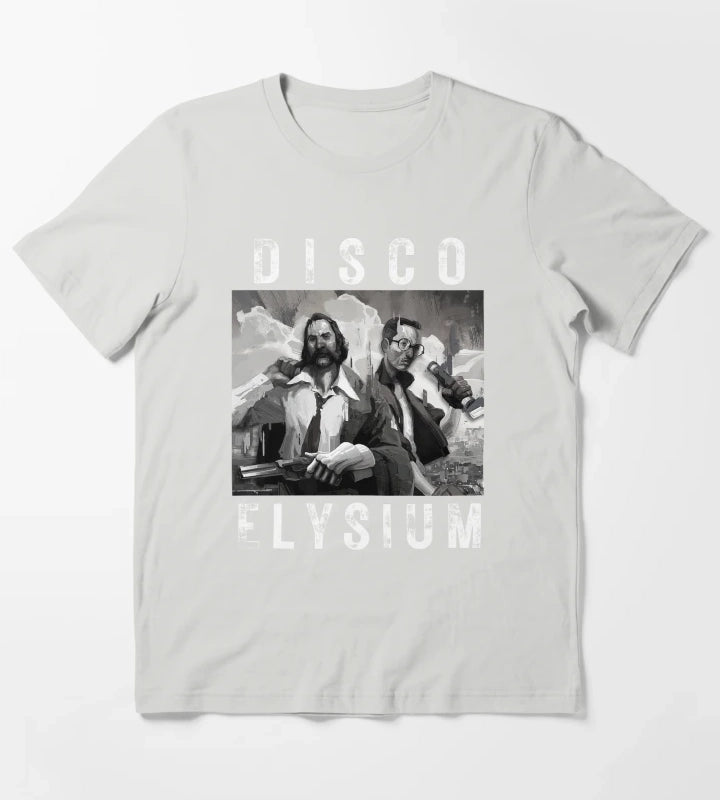 Disco Elysium Lover T-Shirt Light Grey