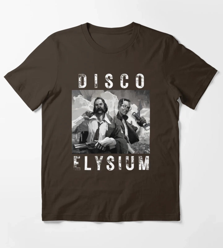 Disco Elysium Lover T-Shirt Brown