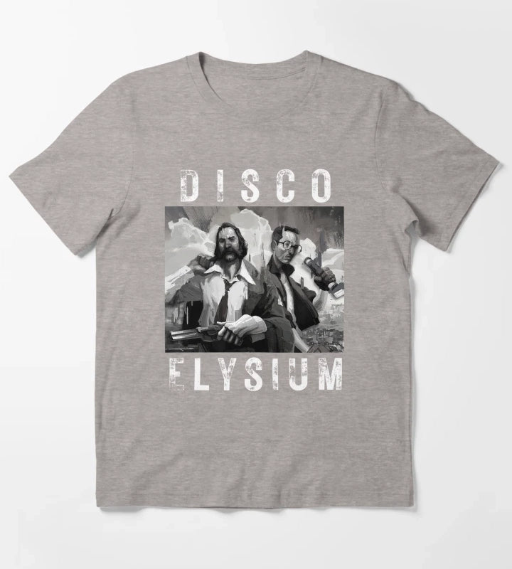 Disco Elysium Lover T-Shirt Heather Grey