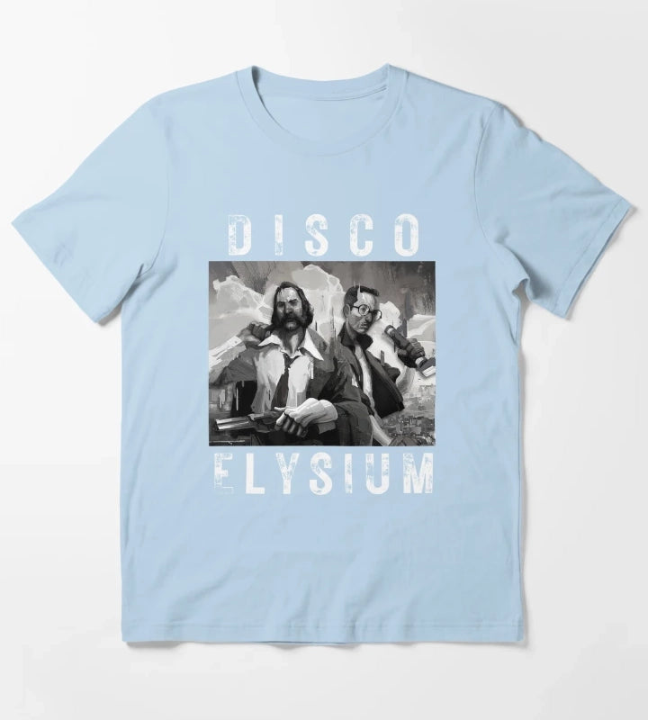 Disco Elysium Lover T-Shirt Sky Blue