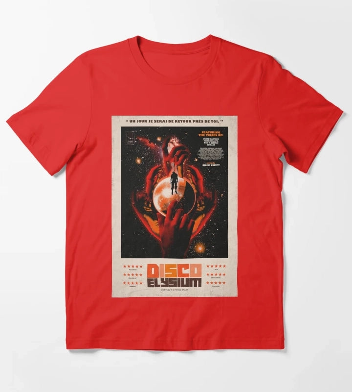 Disco Elysium One Sheet T-Shirt Red