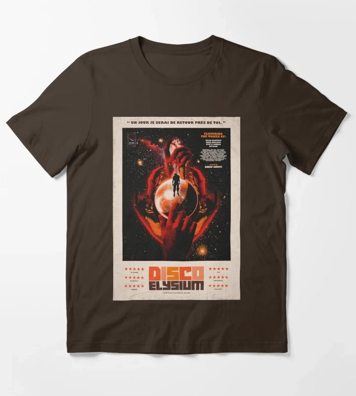 Disco Elysium One Sheet T-Shirt Brown