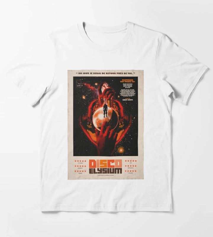 Disco Elysium One Sheet T-Shirt White