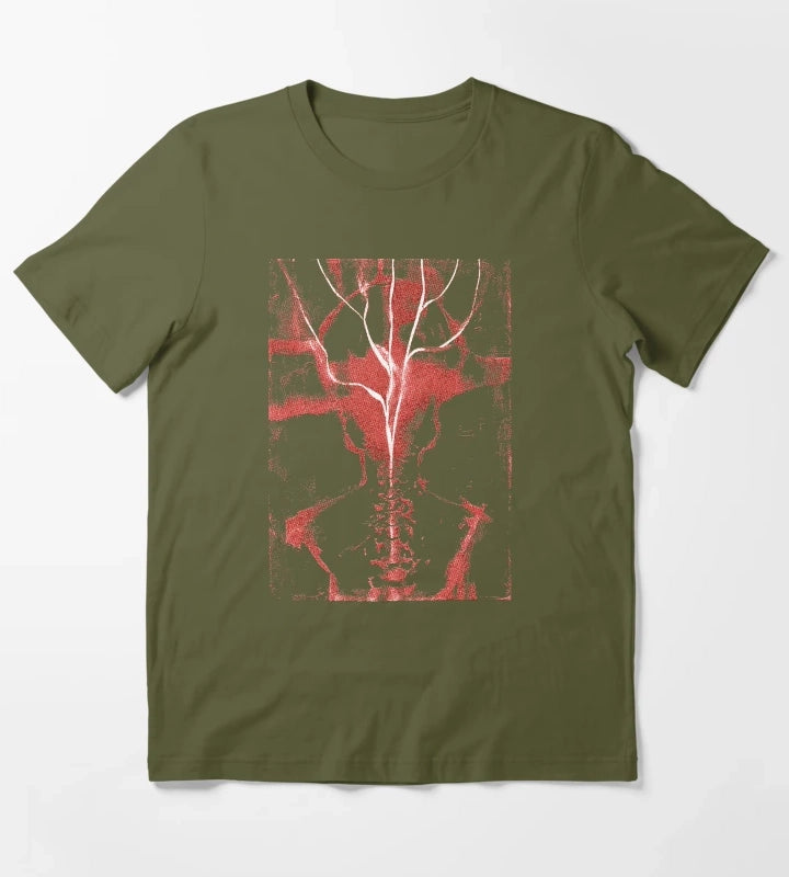 Disco Elysium Shivers T-Shirt Olive Green