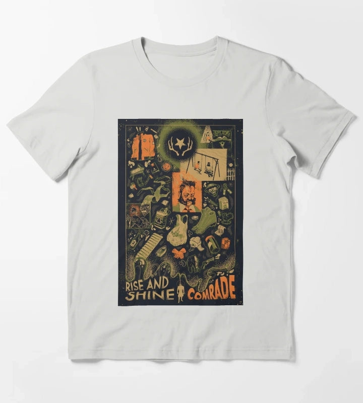 Disco Elysium T-Shirt Light Grey
