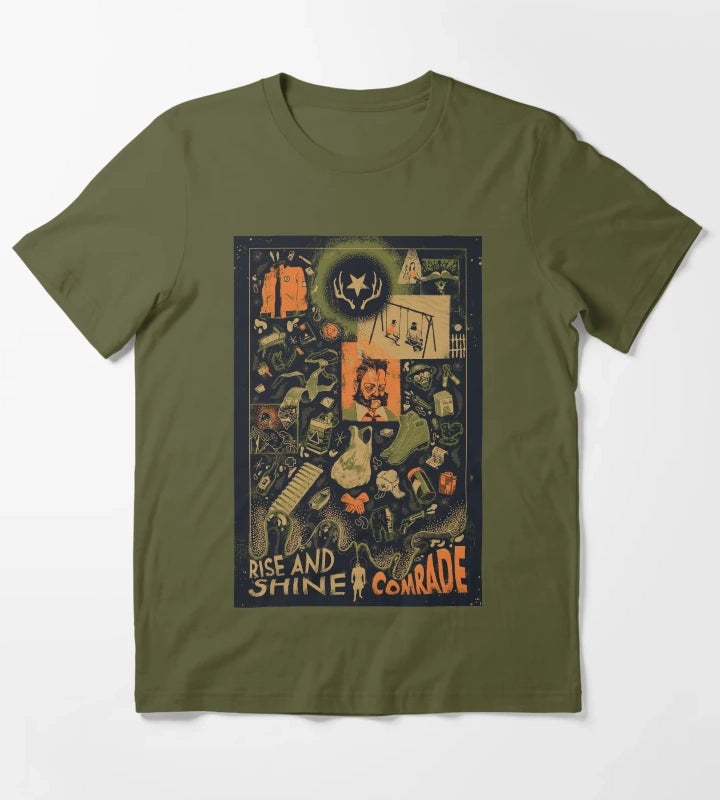 Disco Elysium T-Shirt Olive Green
