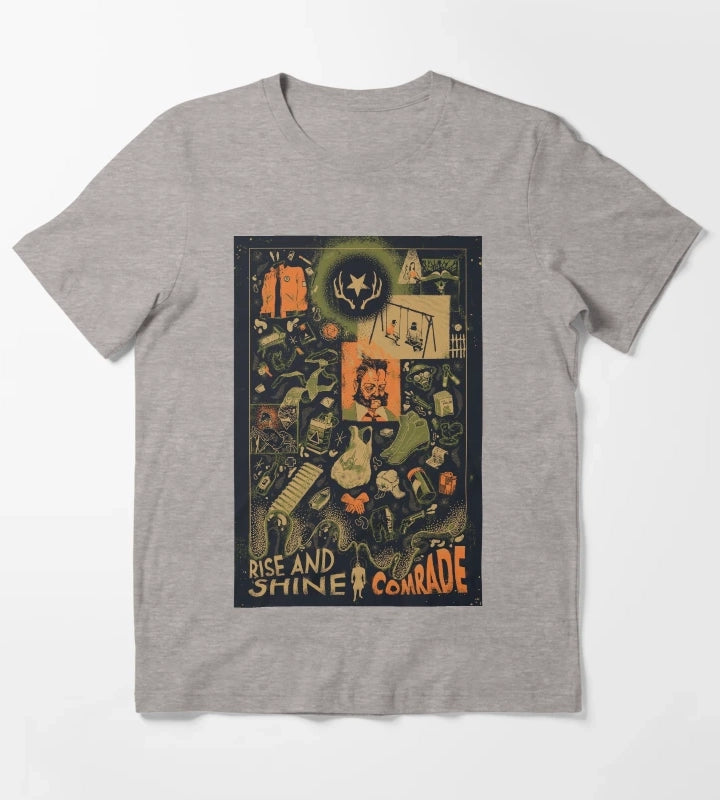 Disco Elysium T-Shirt Heather Grey