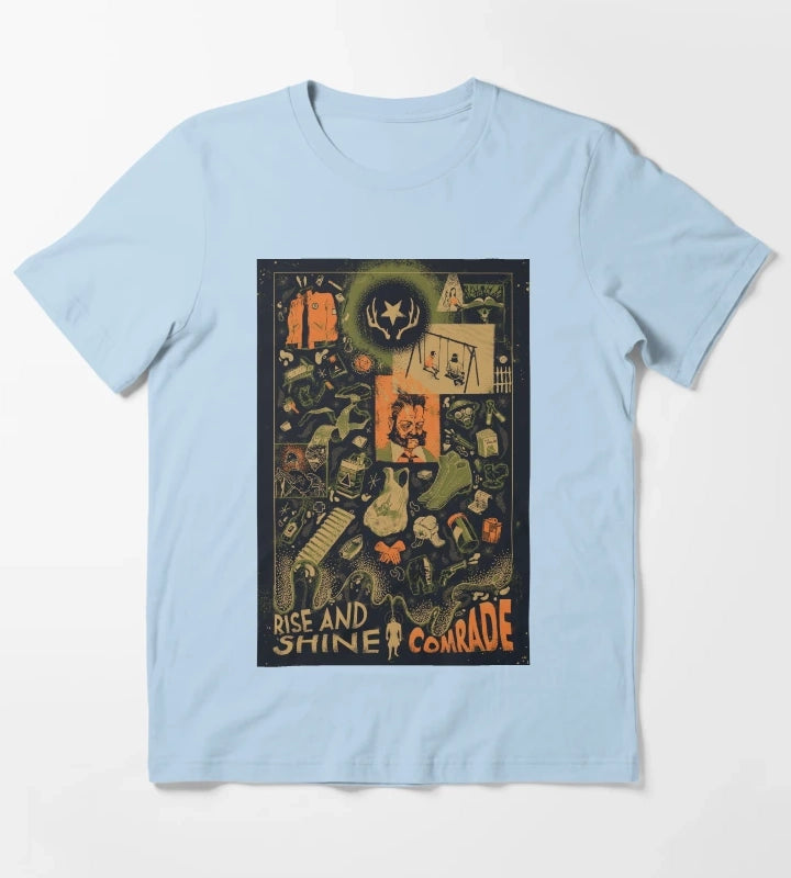 Disco Elysium T-Shirt Sky Blue