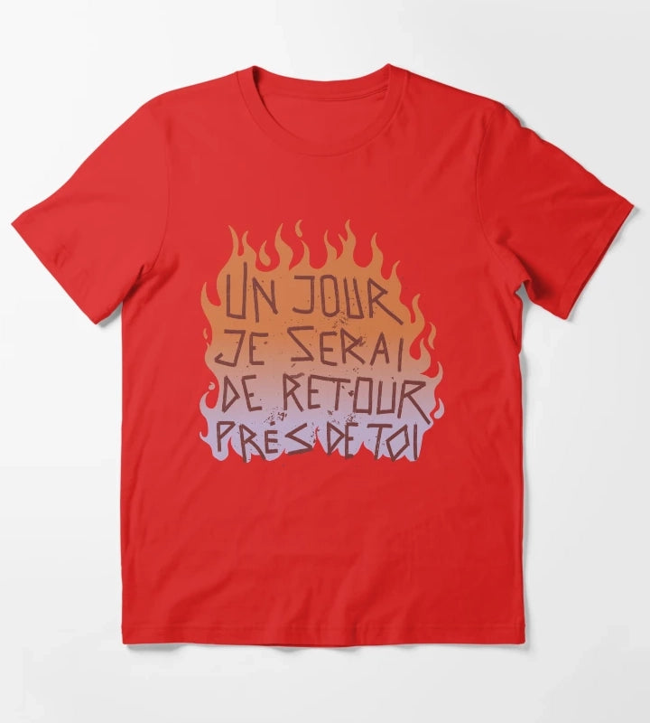Disco Elysium Un jour je serai inscription T-Shirt Red