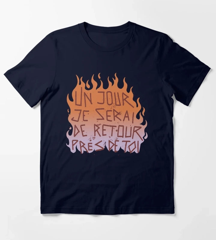 Disco Elysium Un jour je serai inscription T-Shirt Navy