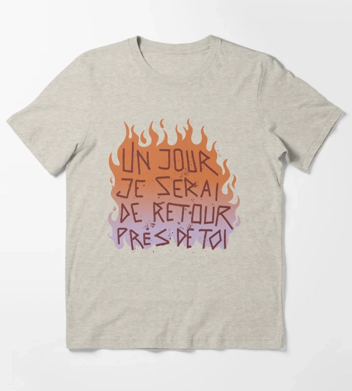 Disco Elysium Un jour je serai inscription T-Shirt Cream