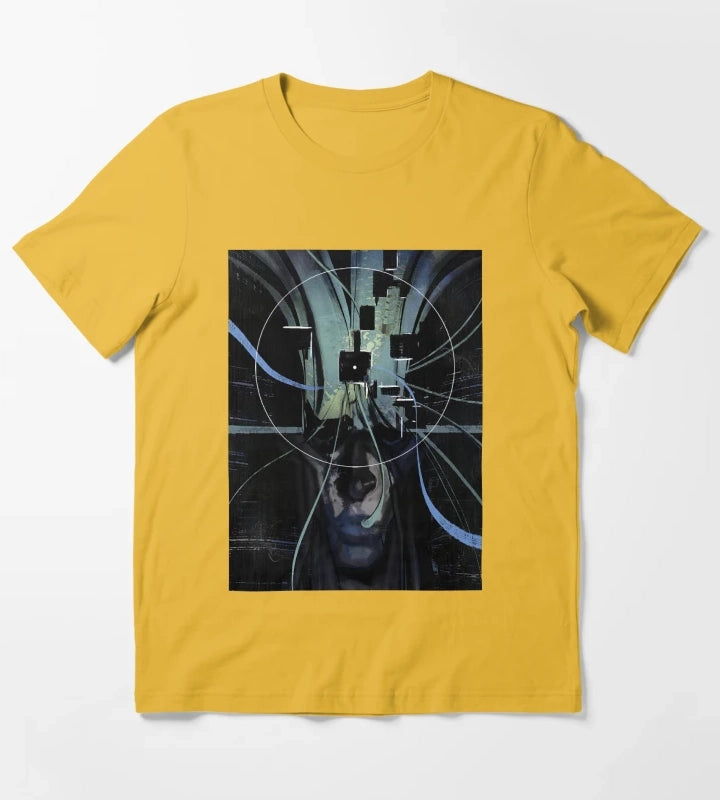 Disco Elysium Visual Calculus Artwork Graphic T-Shirt Yellow
