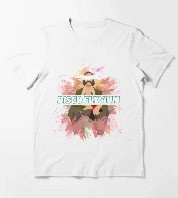 Disco Elysium Watercolor Art T-Shirt White