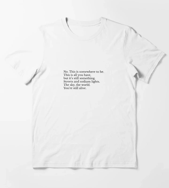Disco Elysium volition quote sodium lights T-Shirt White