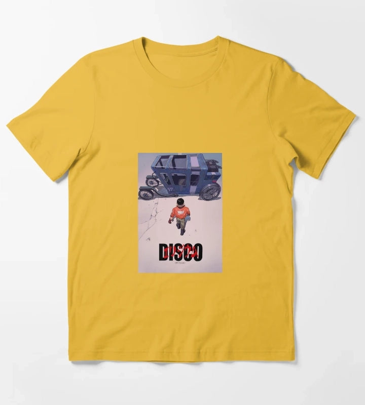 Disco Elysium x Akira by me T-Shirt Yellow