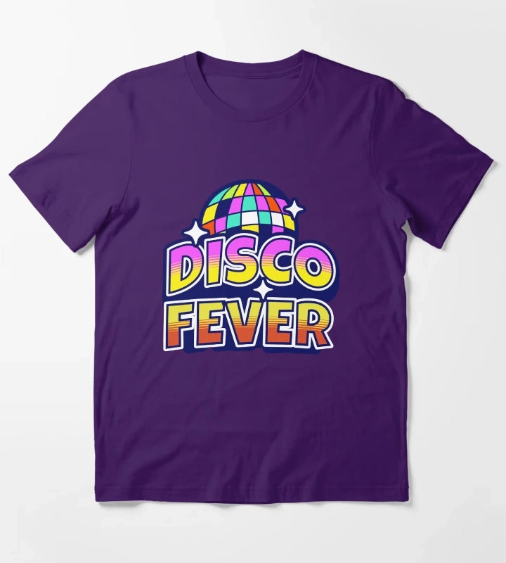 Disco Fever Disco Ball T-Shirt Purple