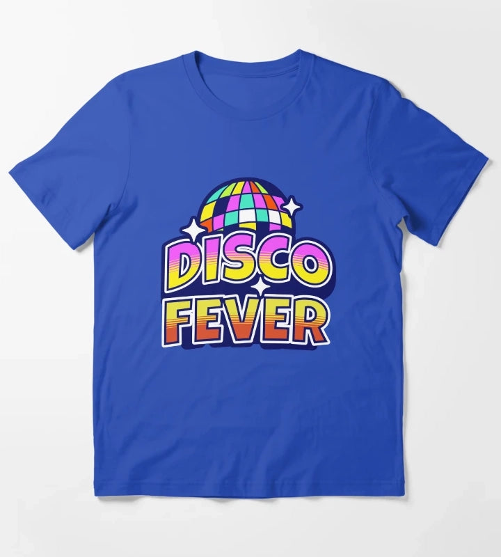 Disco Fever Disco Ball T-Shirt Blue