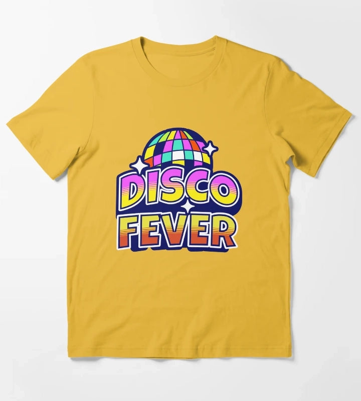 Disco Fever Disco Ball T-Shirt Yellow