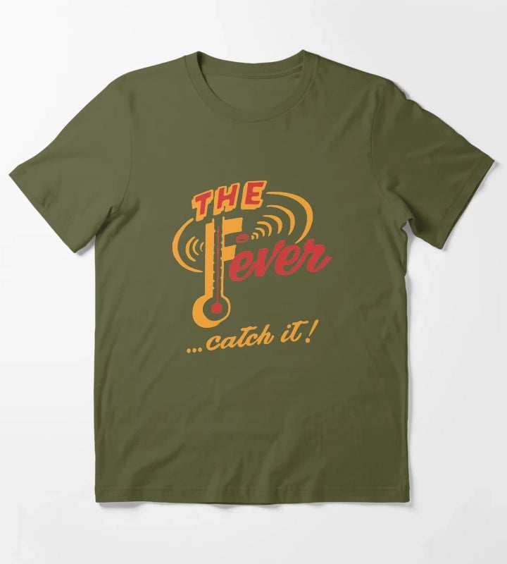 Disco Fever Nightclub T-Shirt Olive Green