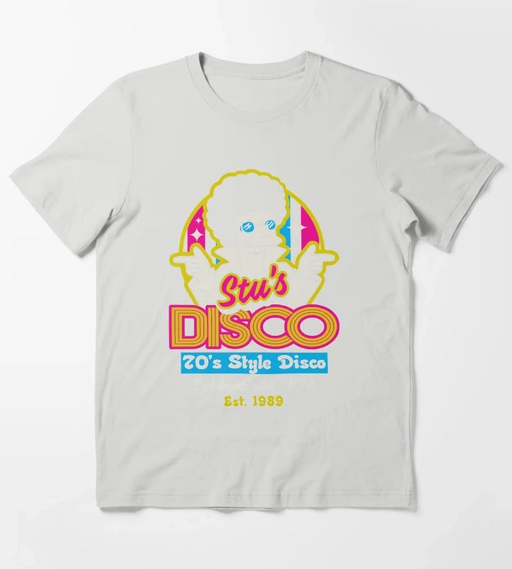 Disco Fever T-Shirt Light Grey