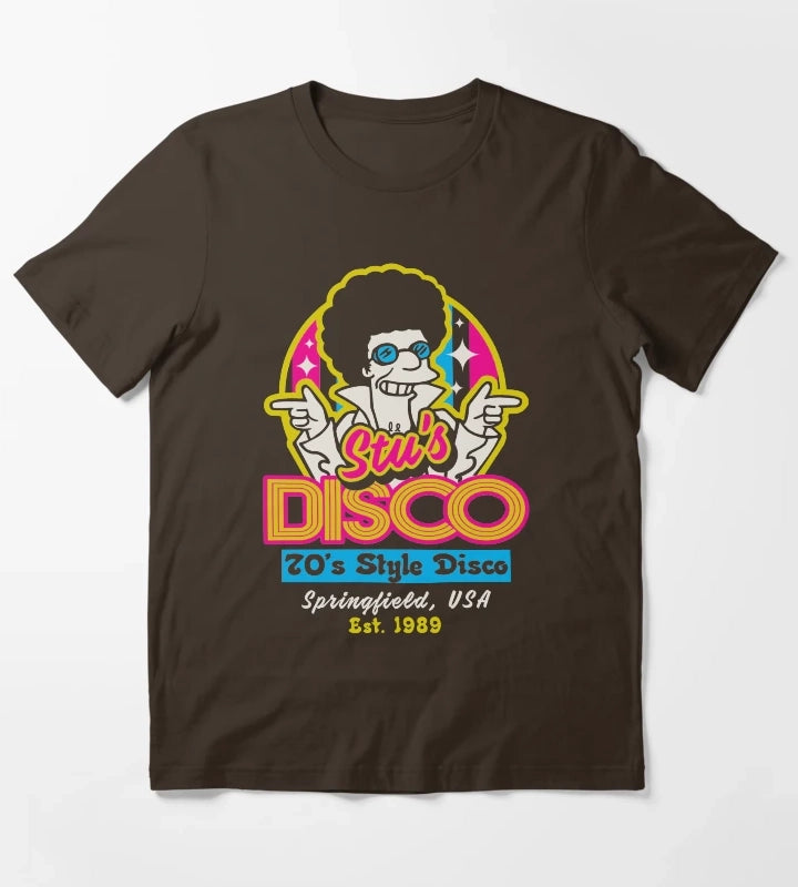 Disco Fever T-Shirt Brown
