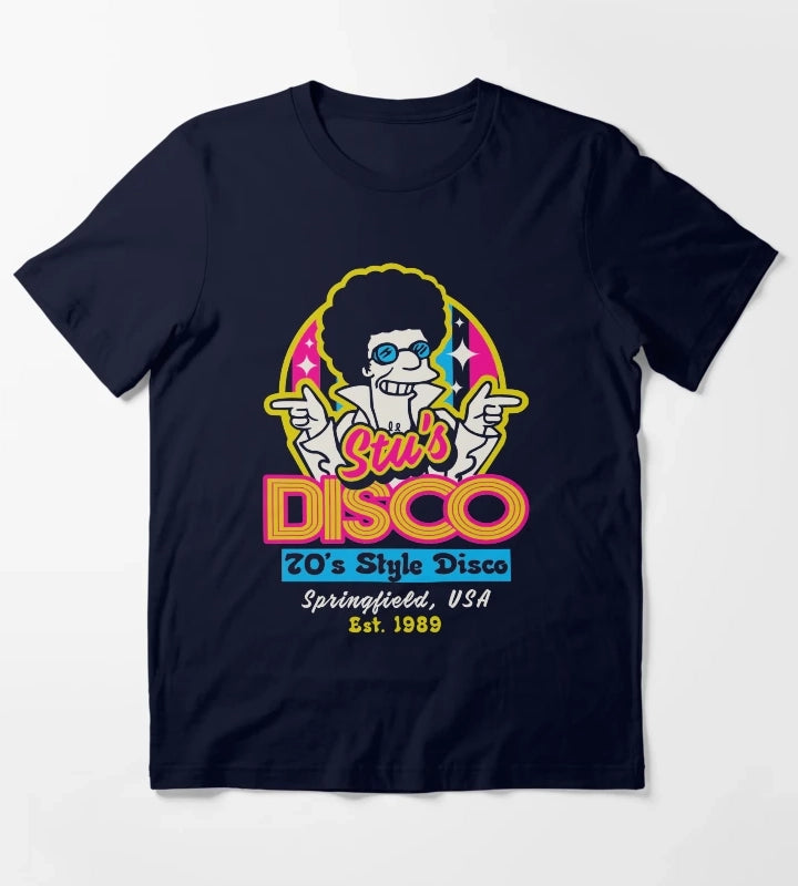 Disco Fever T-Shirt Navy