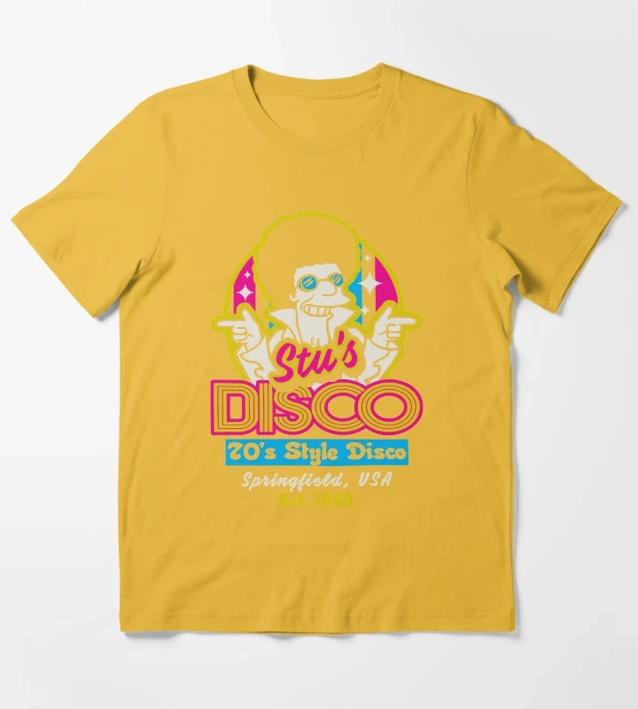 Disco Fever T-Shirt Yellow
