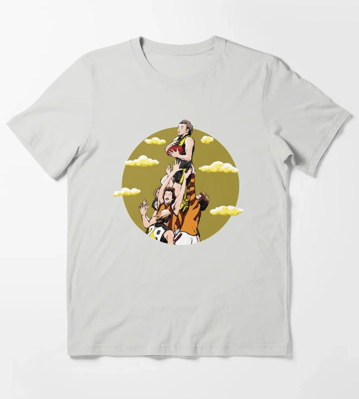 Disco Flies High T-Shirt Light Grey