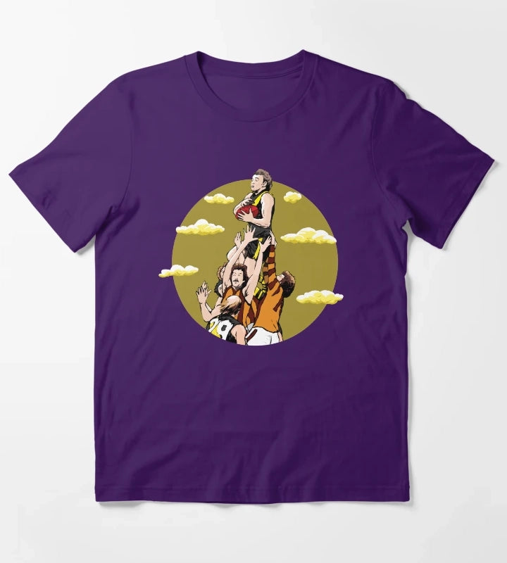 Disco Flies High T-Shirt Purple