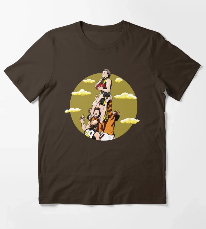 Disco Flies High T-Shirt Brown