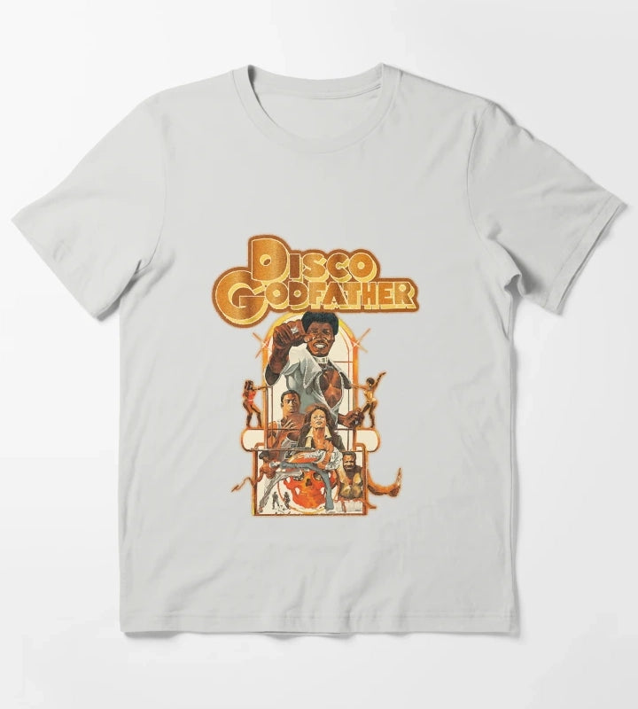 Disco Godfather T-Shirt Light Grey