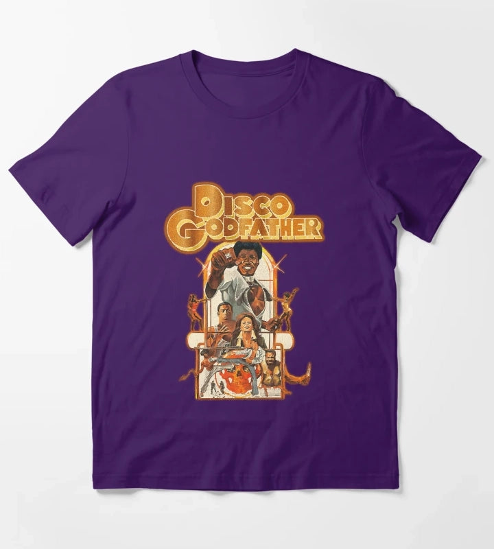 Disco Godfather T-Shirt Purple