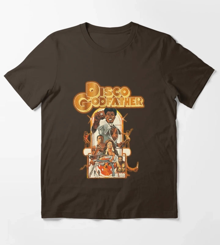 Disco Godfather T-Shirt Brown