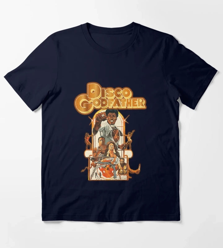 Disco Godfather T-Shirt Navy