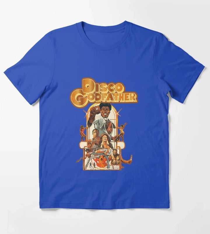 Disco Godfather T-Shirt Blue