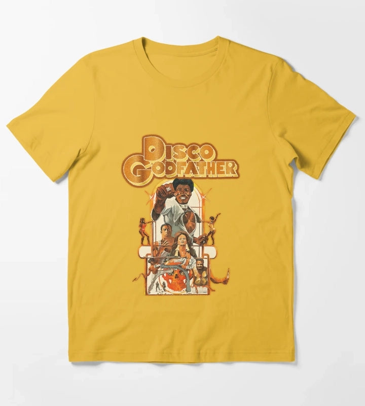 Disco Godfather T-Shirt Yellow