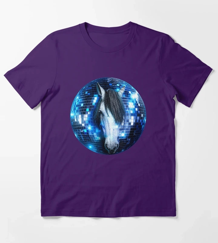 Disco Horse Dream T-Shirt Purple