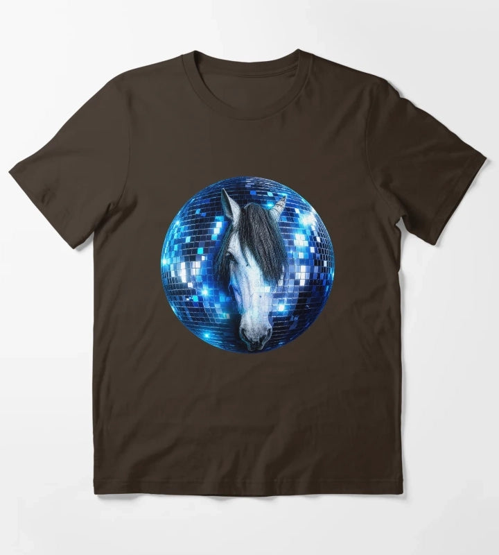 Disco Horse Dream T-Shirt Brown
