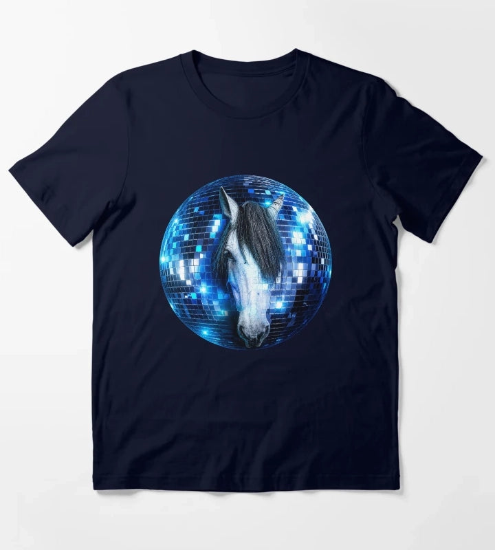 Disco Horse Dream T-Shirt Navy