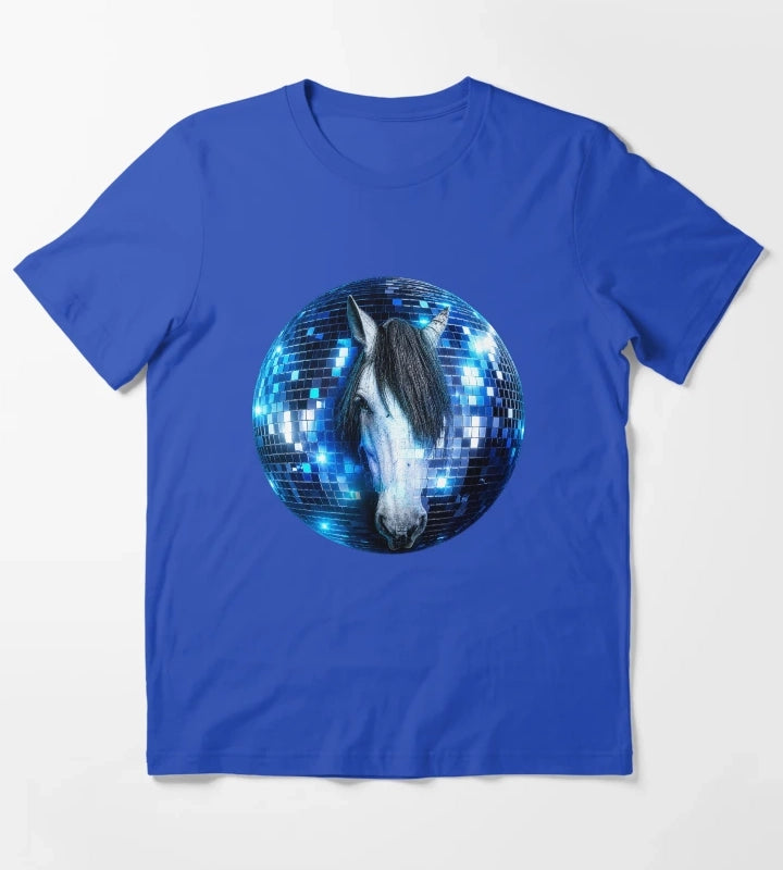 Disco Horse Dream T-Shirt Blue