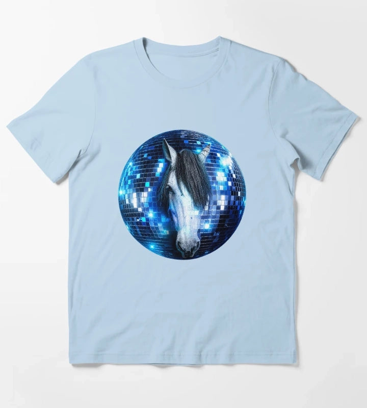 Disco Horse Dream T-Shirt Sky Blue
