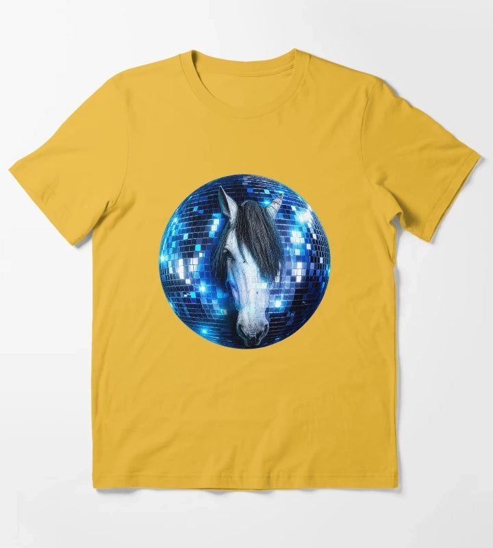 Disco Horse Dream T-Shirt Yellow