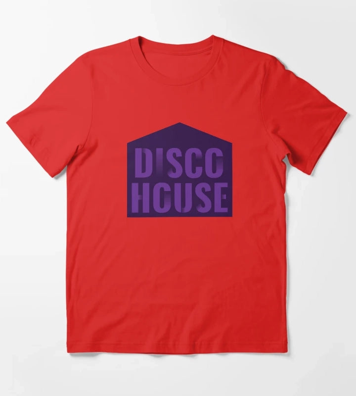 Disco House T-Shirt Red