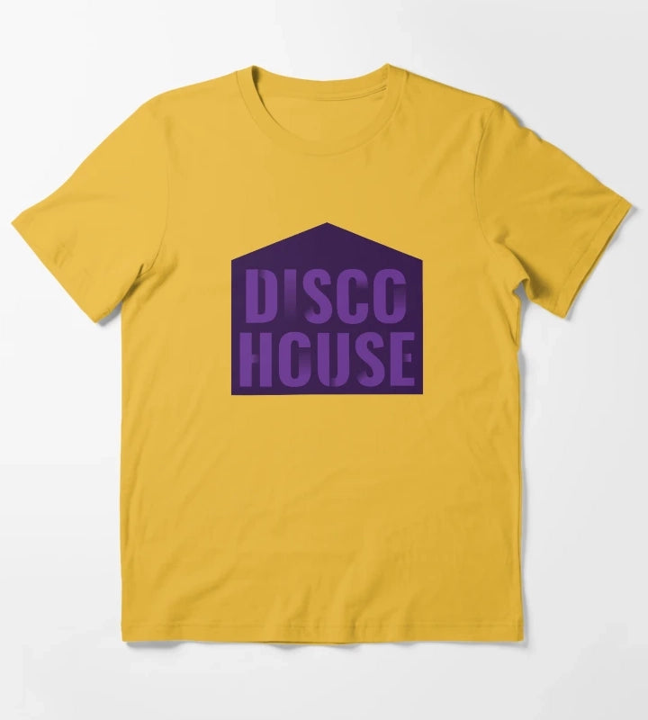 Disco House T-Shirt Yellow