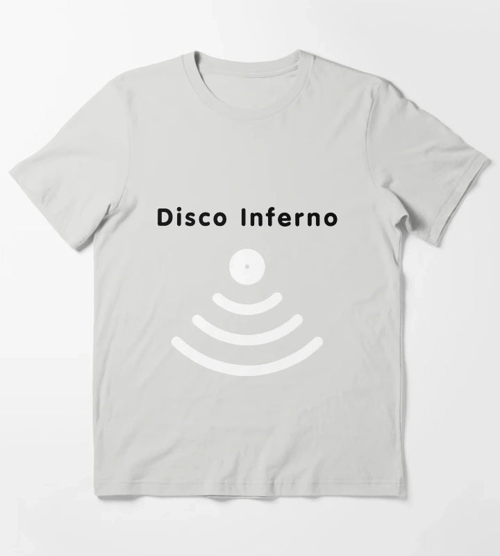 Disco Inferno T-Shirt Light Grey