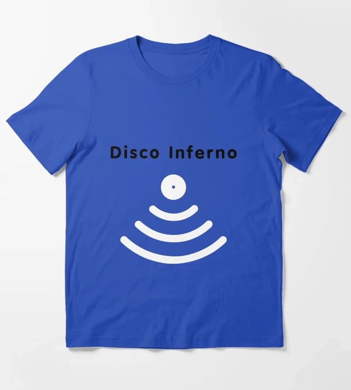 Disco Inferno T-Shirt Blue