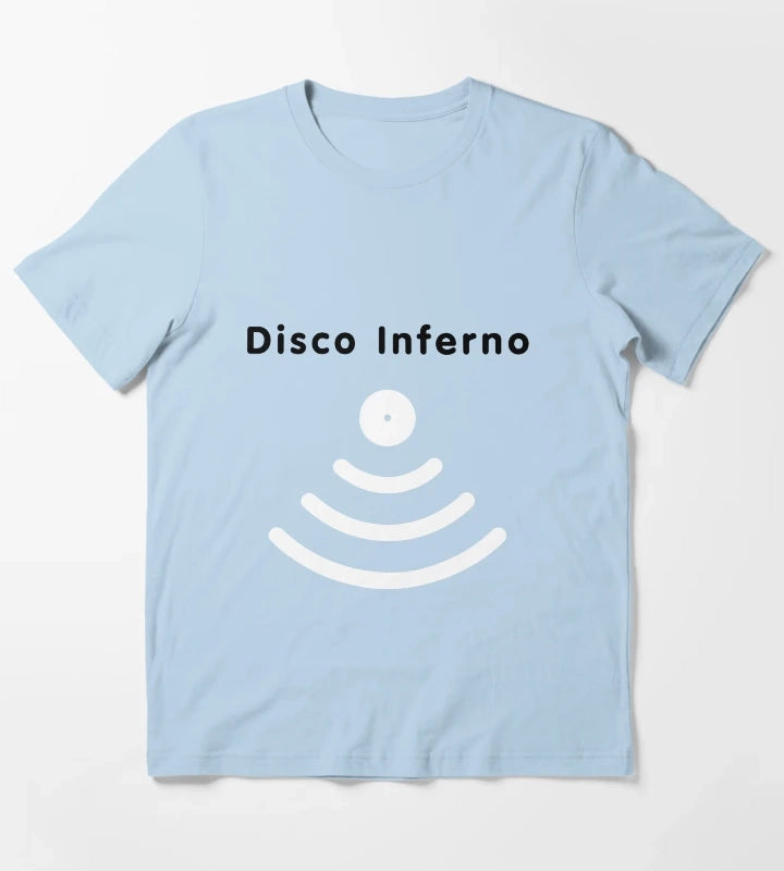 Disco Inferno T-Shirt Sky Blue